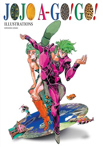 Book cover of JoJo A-Go!Go! by Hirohiko Araki (illustrator)