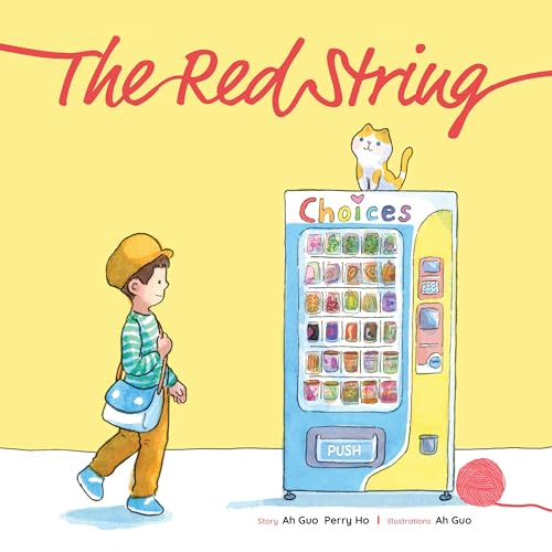 Book cover of The Red String by Ah Guo, Perry Ho