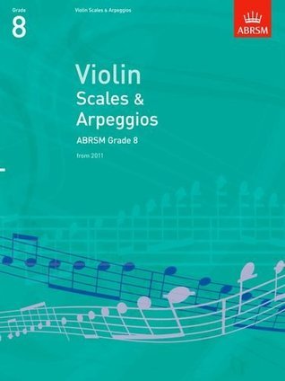 Book cover of Violin Scales & Arpeggios Grade 8 by Associated Board of the Royal Schools of Music