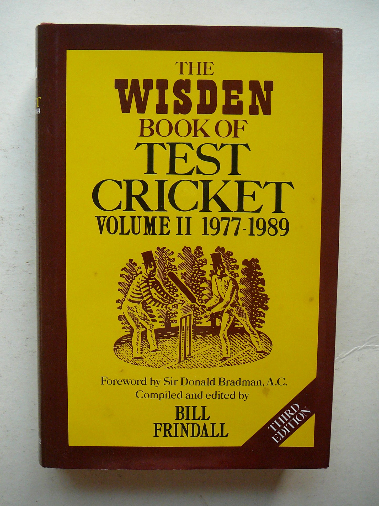 Book cover of The Wisden Book Of Test Cricket - Vol 2 by Bill Frindall
