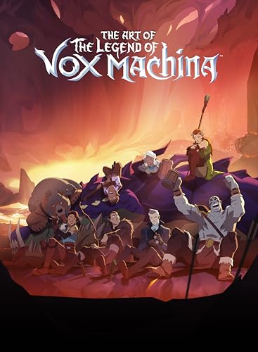 Book cover of The Art of The Legend of Vox Machina by Meredith Kecskemety