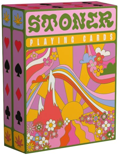 Book cover of Stoner Playing Cards: Get Trippy on Game Night by George Saad (illustrator)