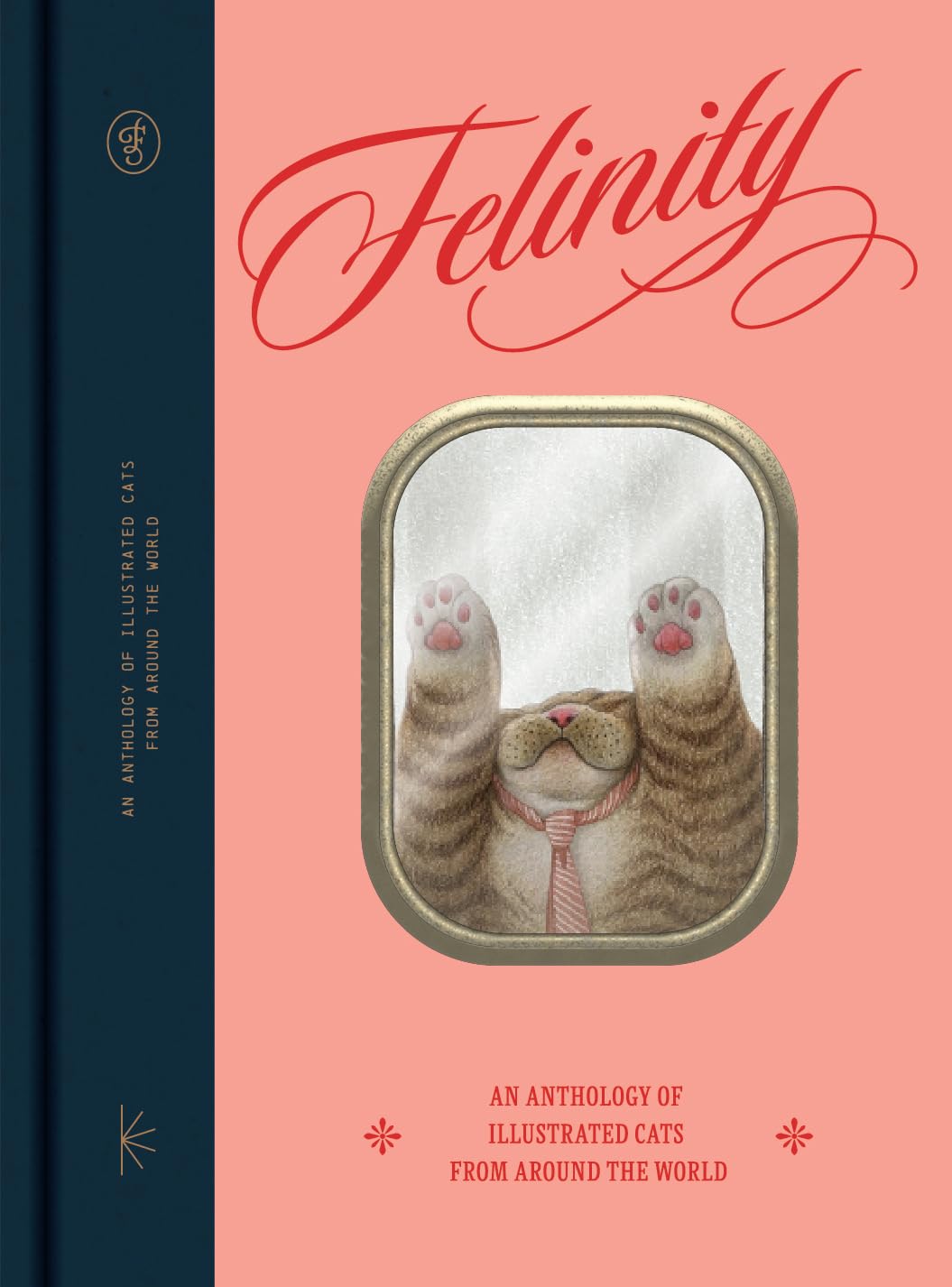 Book cover of Felinity: An Anthology of Illustrated Cats From Around the World by Victionary