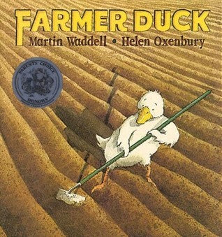 Book cover of Farmer Duck by Martin Waddell, Helen Oxenbury (Illus.)