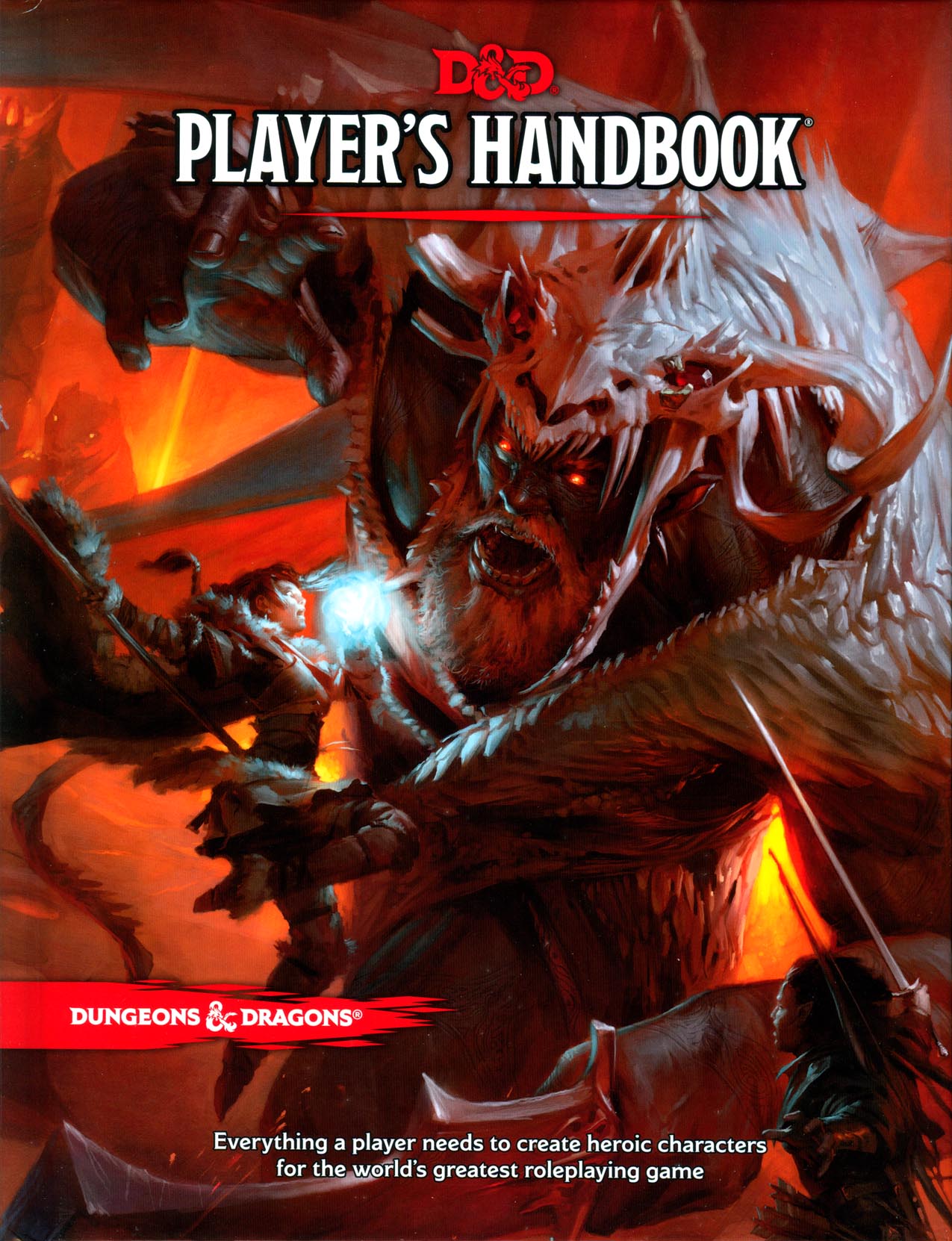 Book cover of Player's Handbook by Wizards of the Coast, James Wyatt, Robert J. Schwalb, Bruce R. Cordell
