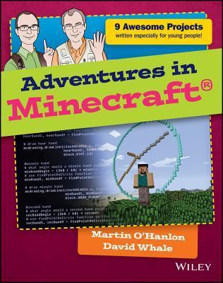 Book cover of Adventures In Minecraft by Martin O'Hanlon