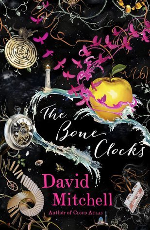 Book cover of The Bone Clocks by David Mitchell
