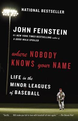 Book cover of Where Nobody Knows Your Name: Life In The Minor Leagues Of Baseball by John Feinstein
