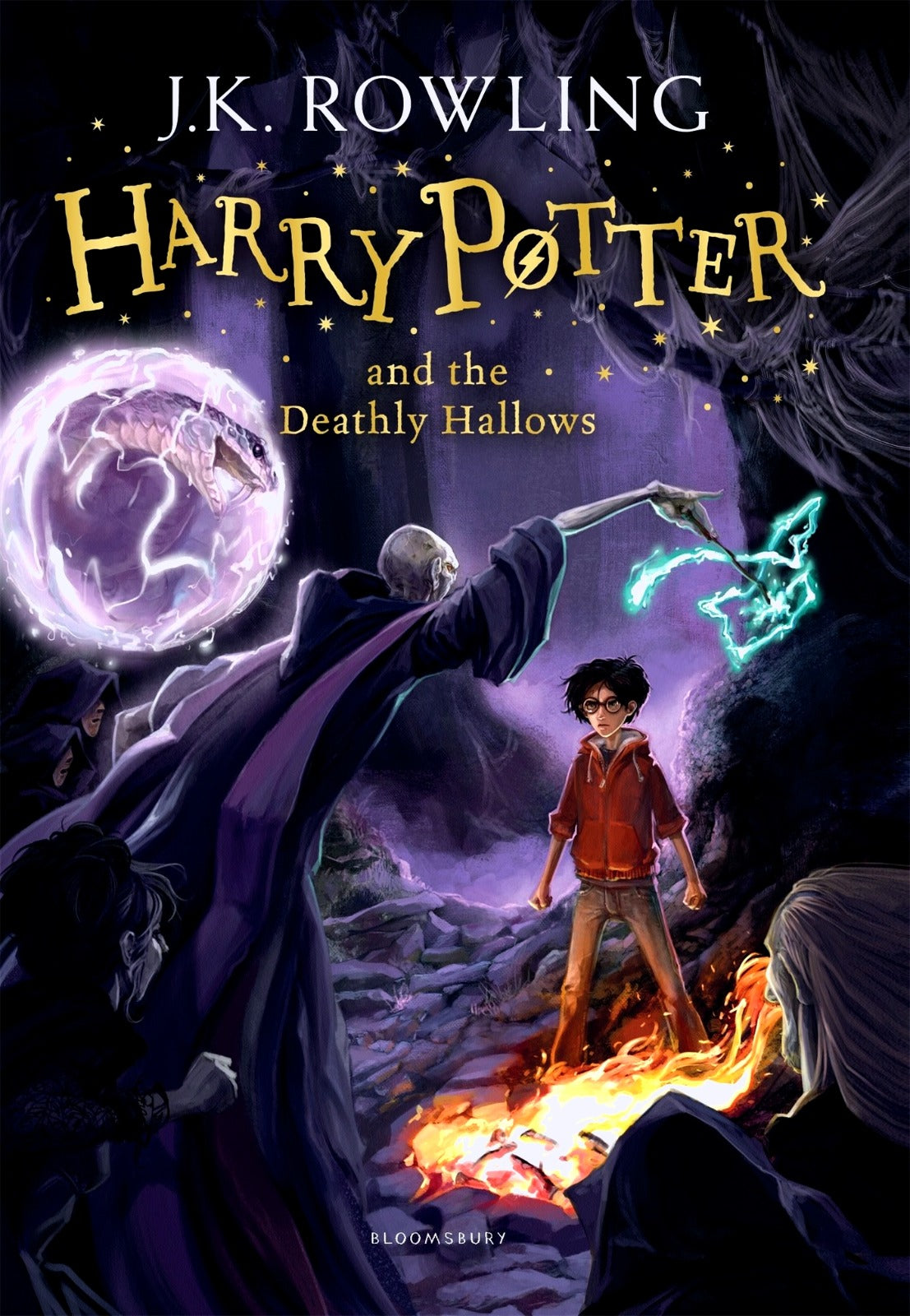 Book cover of Harry Potter And The Deathly Hallows by J.K. Rowling