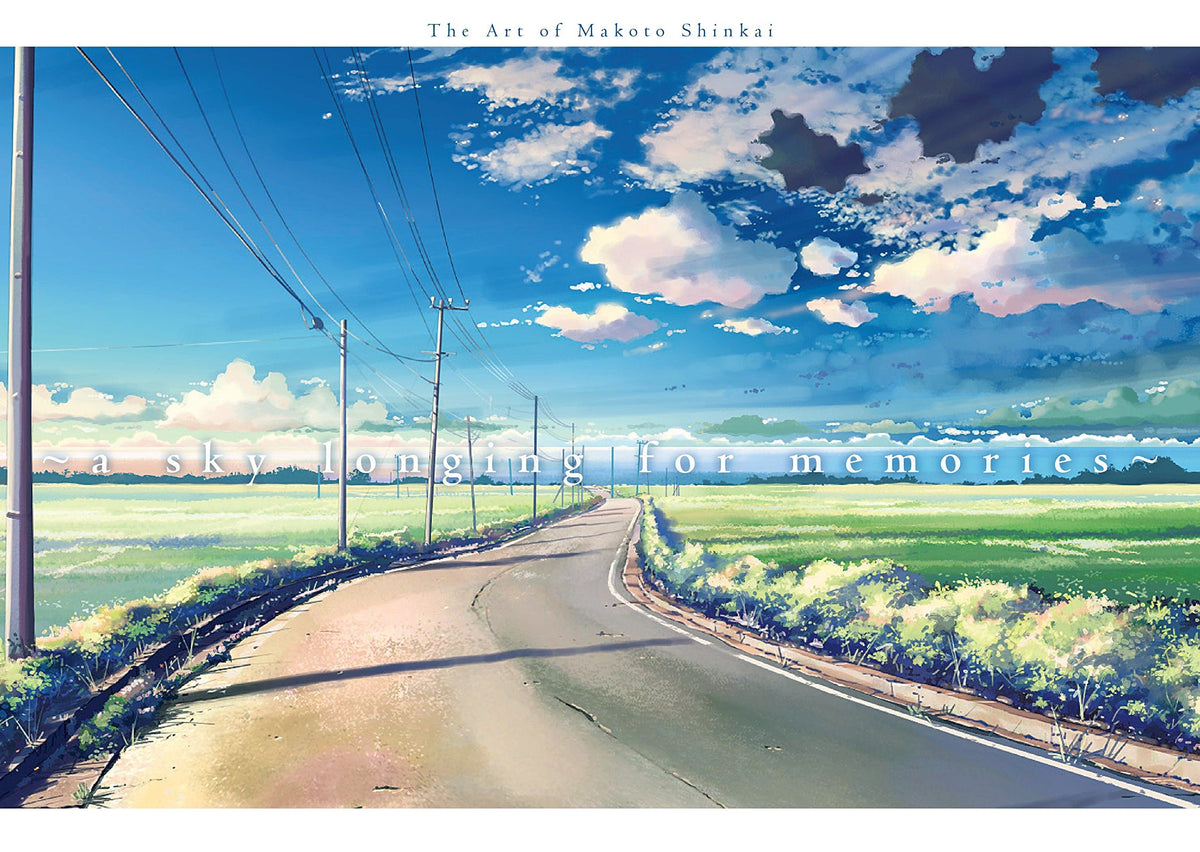 Book cover of A Sky Longing For Memories: The Art Of Makoto Shinkai by Makoto Shinkai