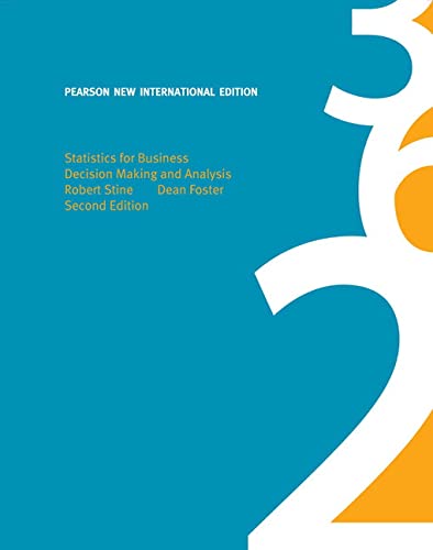 Book cover of Statistics For Business: Pearson New International Edition: Decision Making And Analysis by Robert Stine