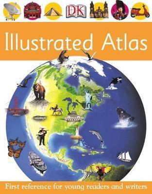 Book cover of Illustrated Atlas by Anita Ganeri