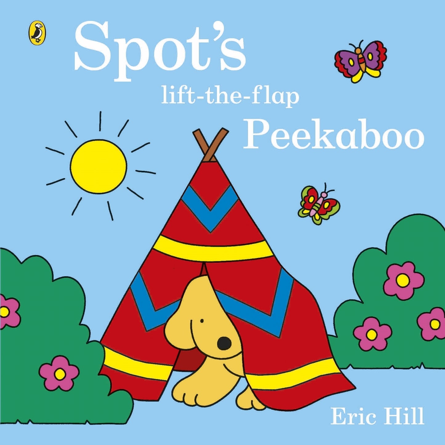 Book cover of Spots Lift-the-Flap Peekaboo by Eric Hill