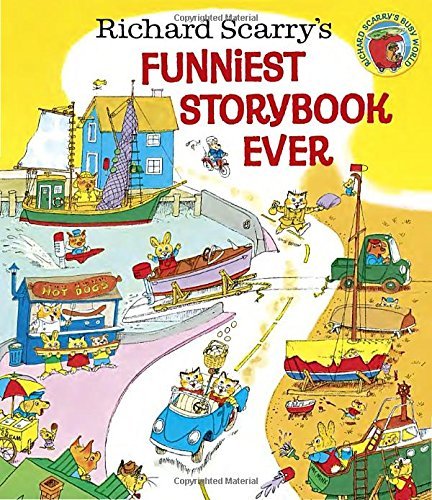 Book cover of Richard Scarry's Funniest Storybook Ever! by Richard Scarry