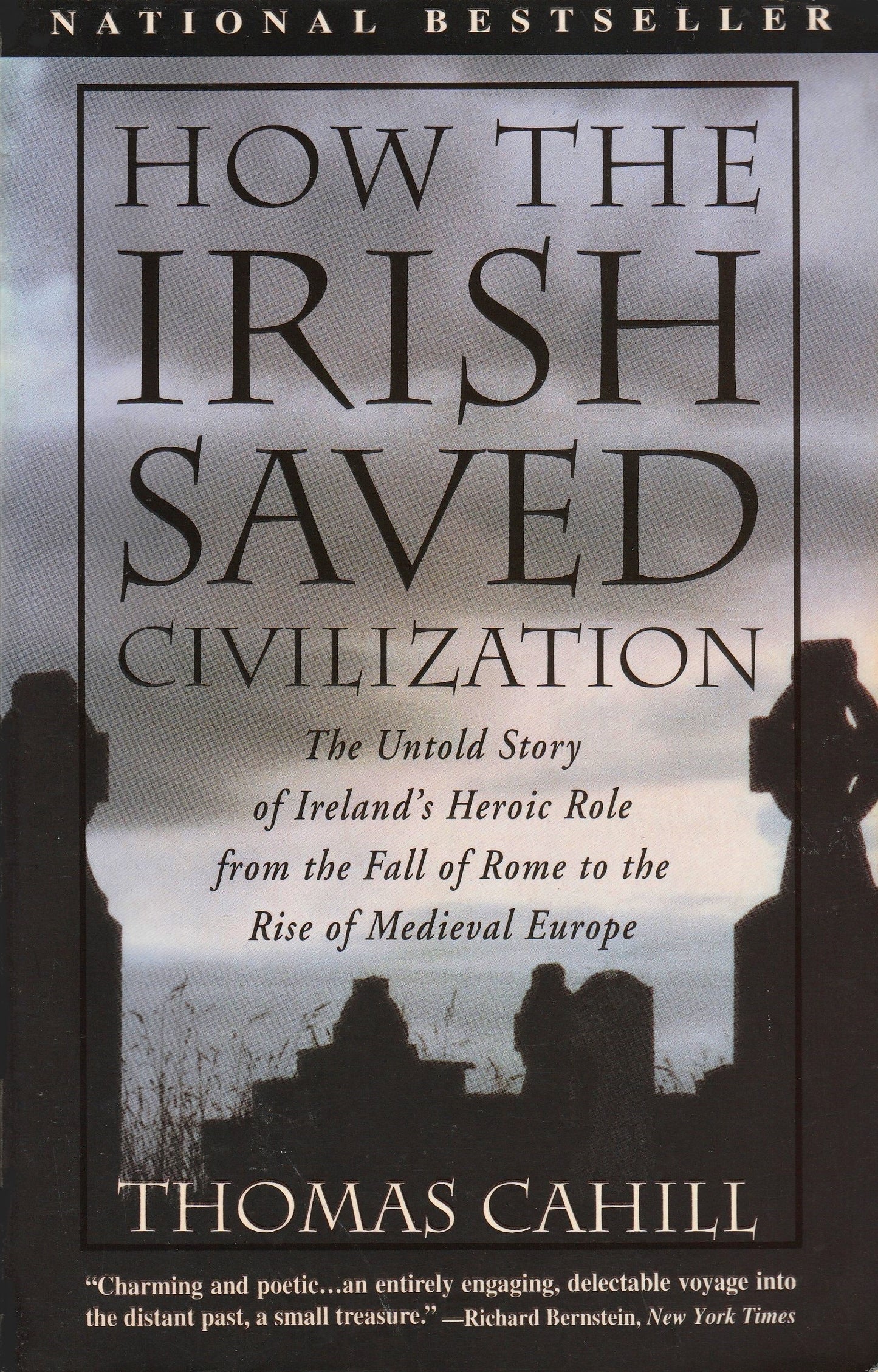 Book cover of How The Irish Saved Civilization: The Untold Story Of Ireland's Heroic Role From The Fall Of Rome To The Rise Of Medieval Europe by Thomas Cahill