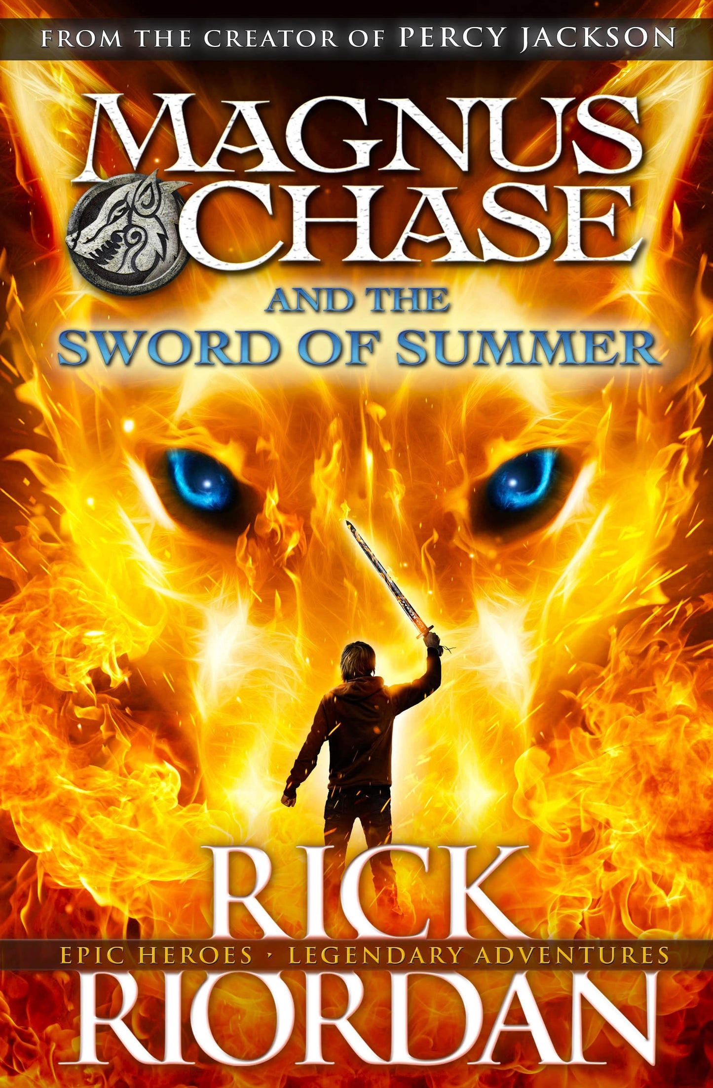 Book cover of The Sword of Summer by Rick Riordan