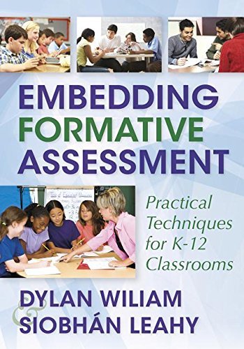Book cover of Embedding Formative Assessment: Practical Techniques For K-12 Classrooms by Siobhan Leahy Dylan Wiliam