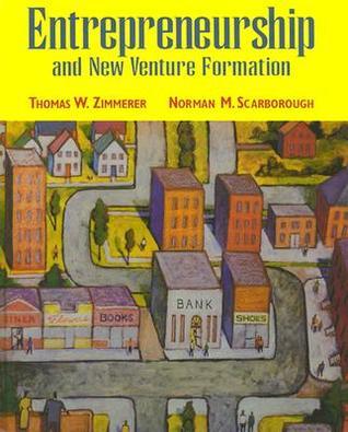 Book cover of Entrepreneurship And New Venture Formation by Thomas W. Zimmerer, Norman M. Scarborough