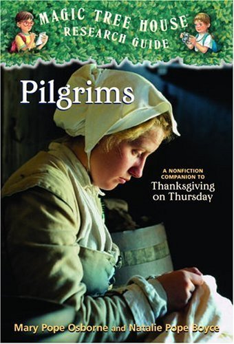 Book cover of Pilgrims by Mary Pope Osborne, Natalie Pope Boyce, Sal Murdocca (Illus.)