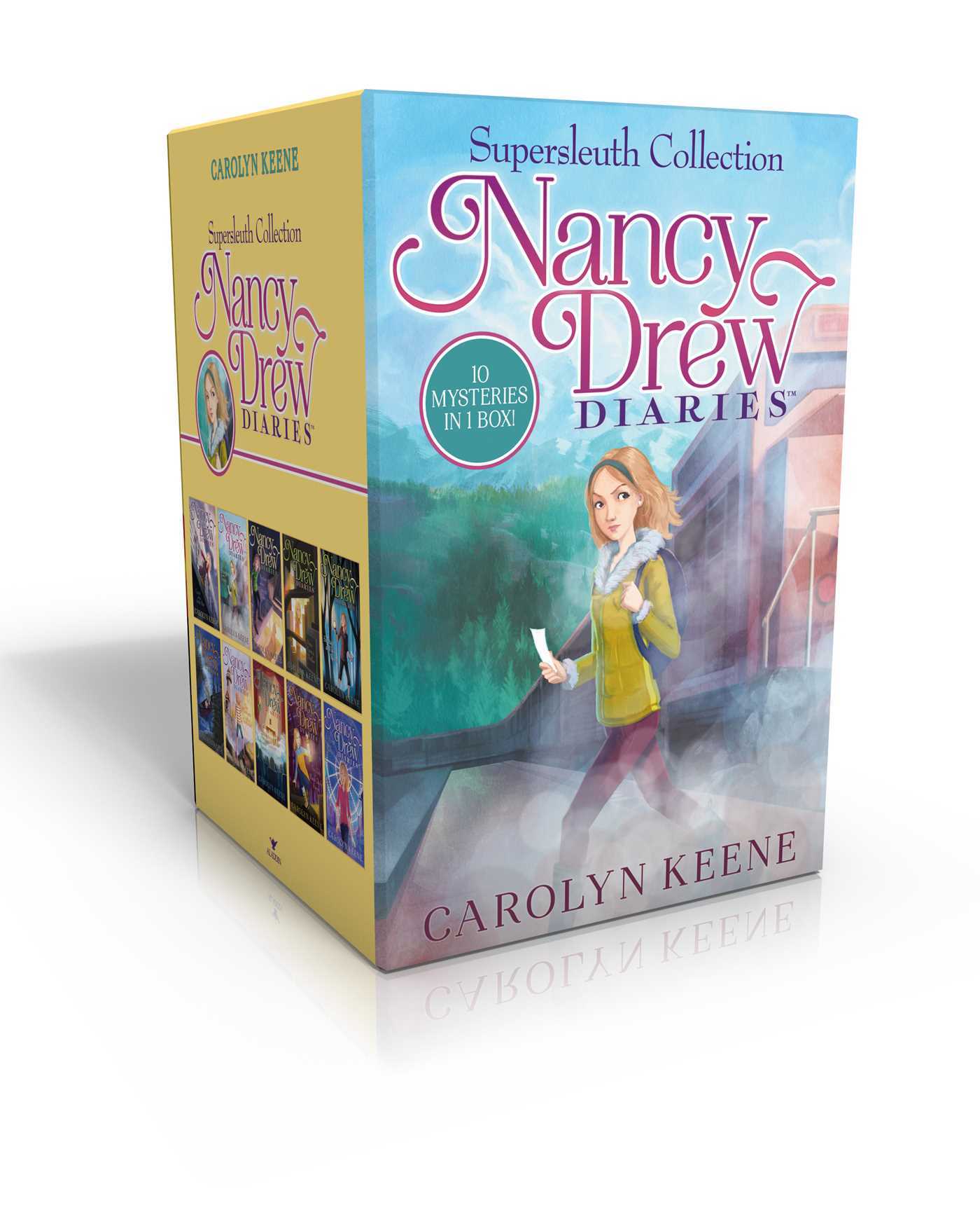 Book cover of Nancy Drew Diaries Supersleuth Collection by Carolyn Keene