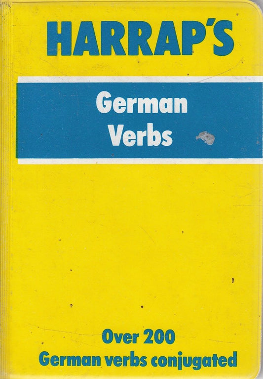 Book cover of Harrap's German Verbs by Lexus