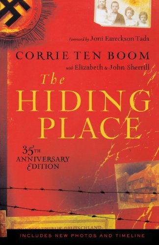 Book cover of The Hiding Place by Corrie ten Boom, Elizabeth Sherrill, John Sherrill