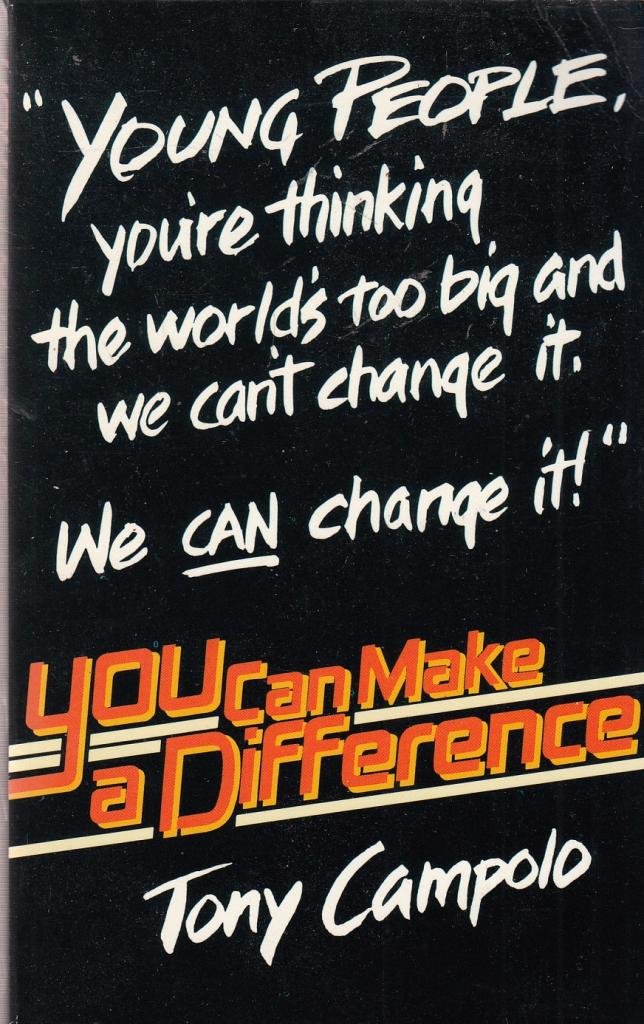Book cover of You Can Make a Difference by Tony Campolo