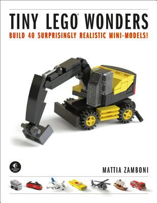 Book cover of Tiny LEGO Wonders: Build 40 Surprisingly Realistic Mini-Models by Mattia Zamboni