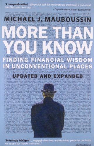 Book cover of More Than You Know by Michael J. Mauboussin
