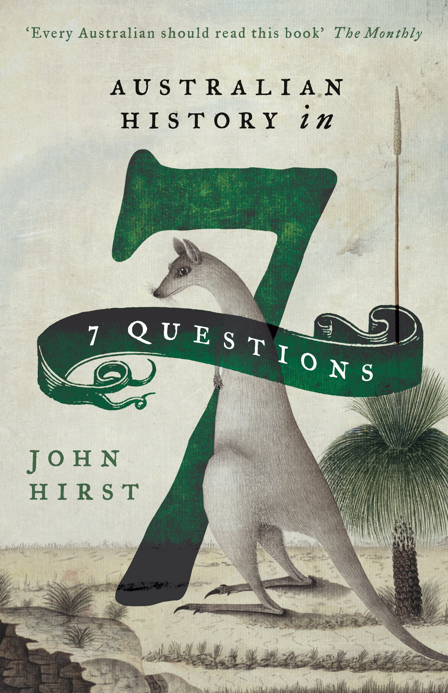 Book cover of Australian History In Seven Questions by John Hirst