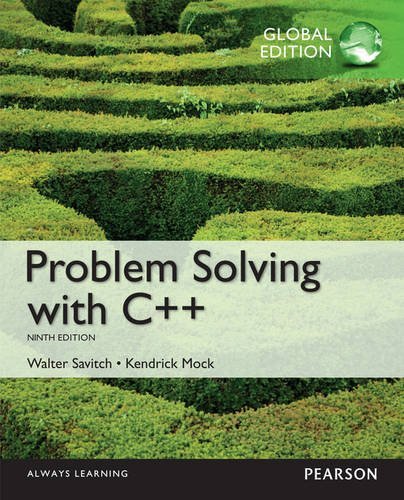 Book cover of Problem Solving With C++ by Walter J. Savitch