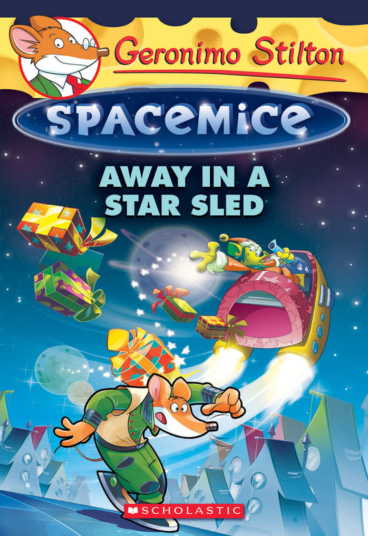 Book cover of Away In A Star Sled by Geronimo Stilton