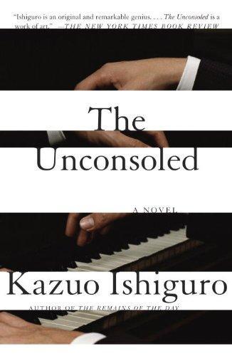 Book cover of The Unconsoled by Kazuo Ishiguro