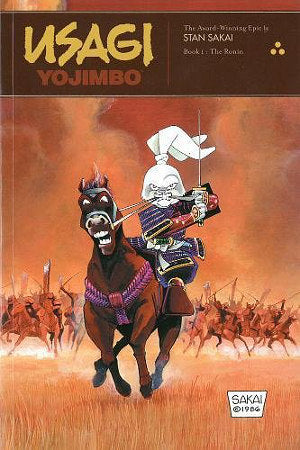 Book cover of Usagi Yojimbo, Vol. 1: The Ronin by Stan Sakai