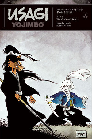 Book cover of Usagi Yojimbo, Vol. 3: The Wanderer's Road by Stan Sakai, Robert Asprin
