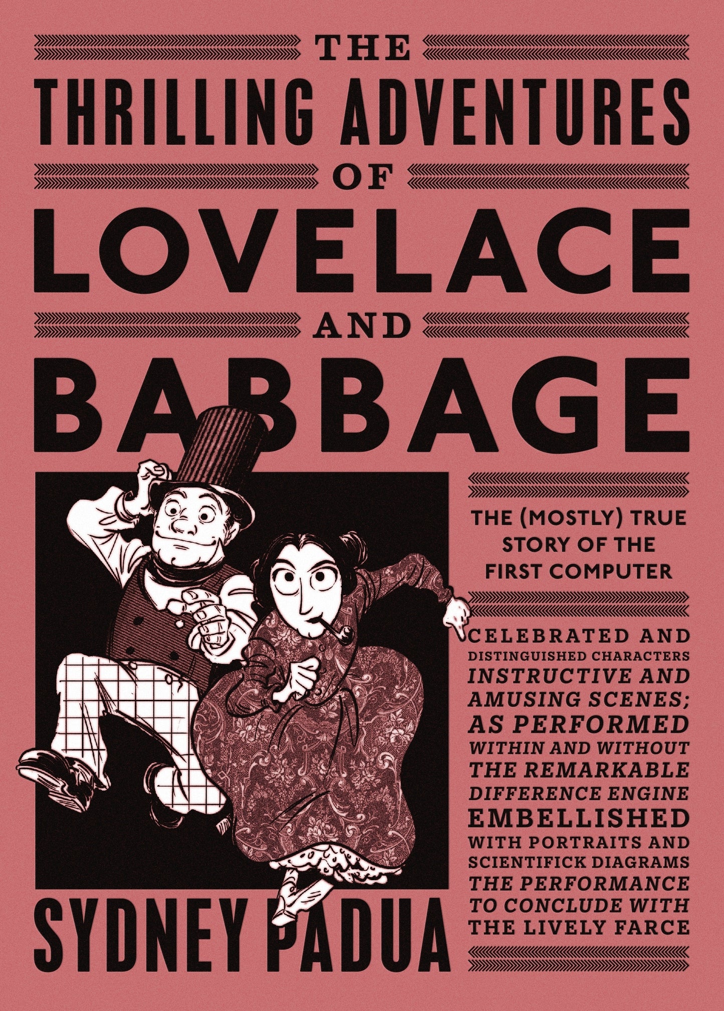 Book cover of Thrilling Adventures Lovelace & Babbage by Sydney Padua
