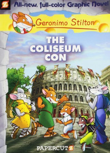 Book cover of The Coliseum Con by Geronimo Stilton