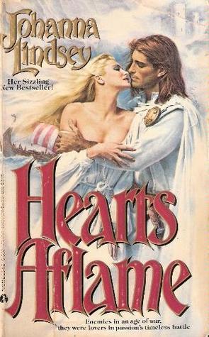 Book cover of Hearts Aflame by Johanna Lindsey