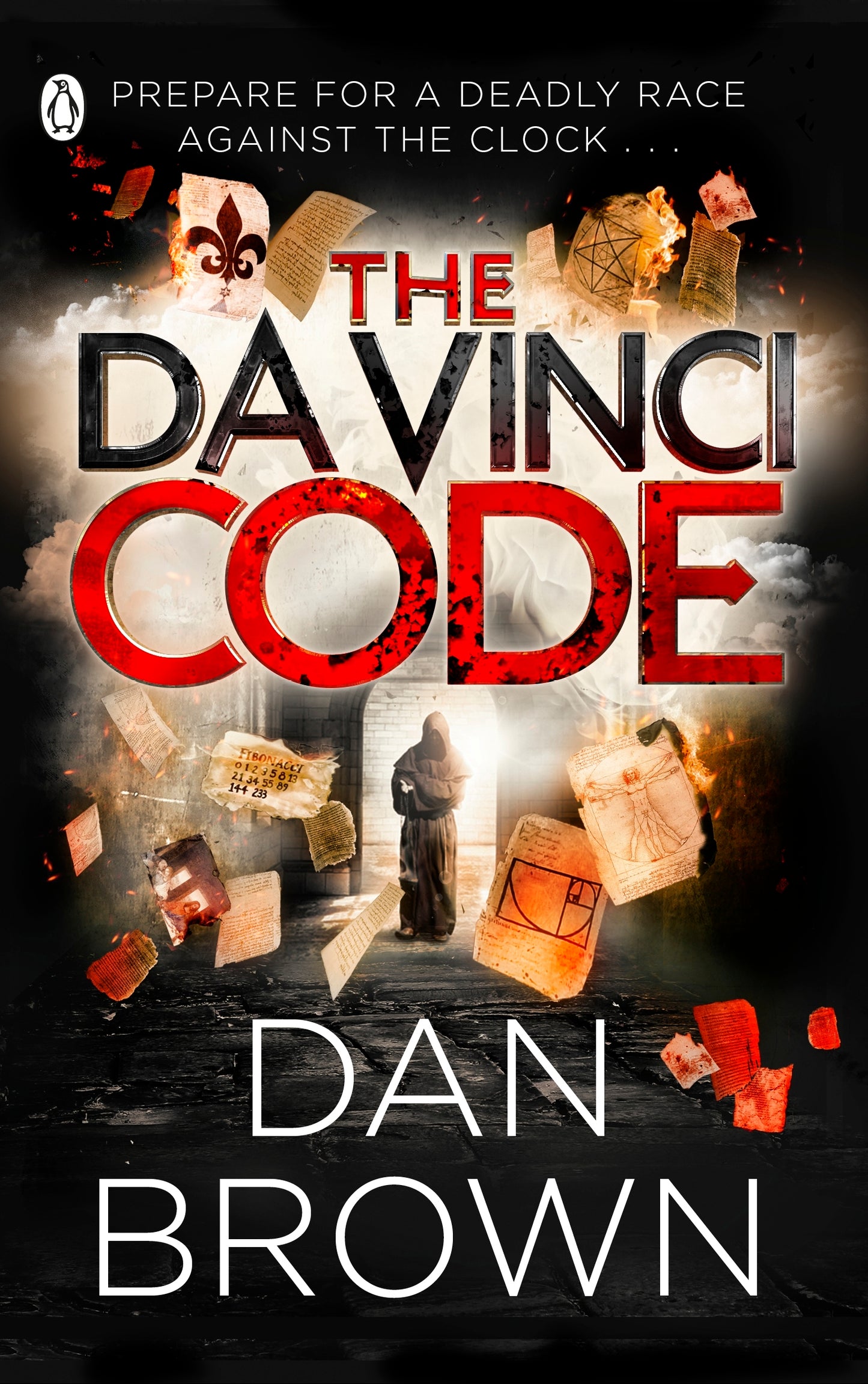 Book cover of The Da Vinci Code by Dan Brown