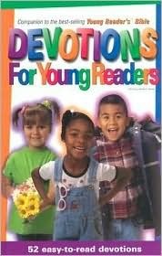 Book cover of Devotions For Young Readers: 52 Easy-To-Read Devotions With Activities by Janet M. Bair, Jenifer Schneider (Illus.)
