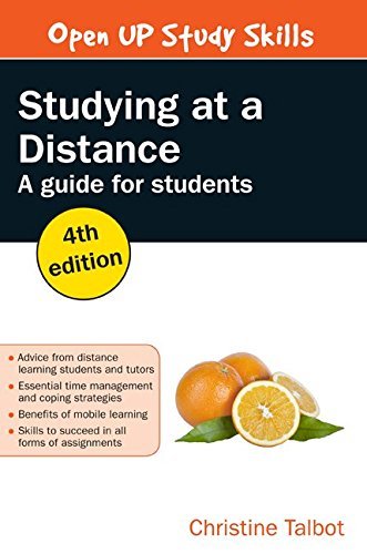 Book cover of Studying At A Distance: A Guide For Students by Christine Talbot
