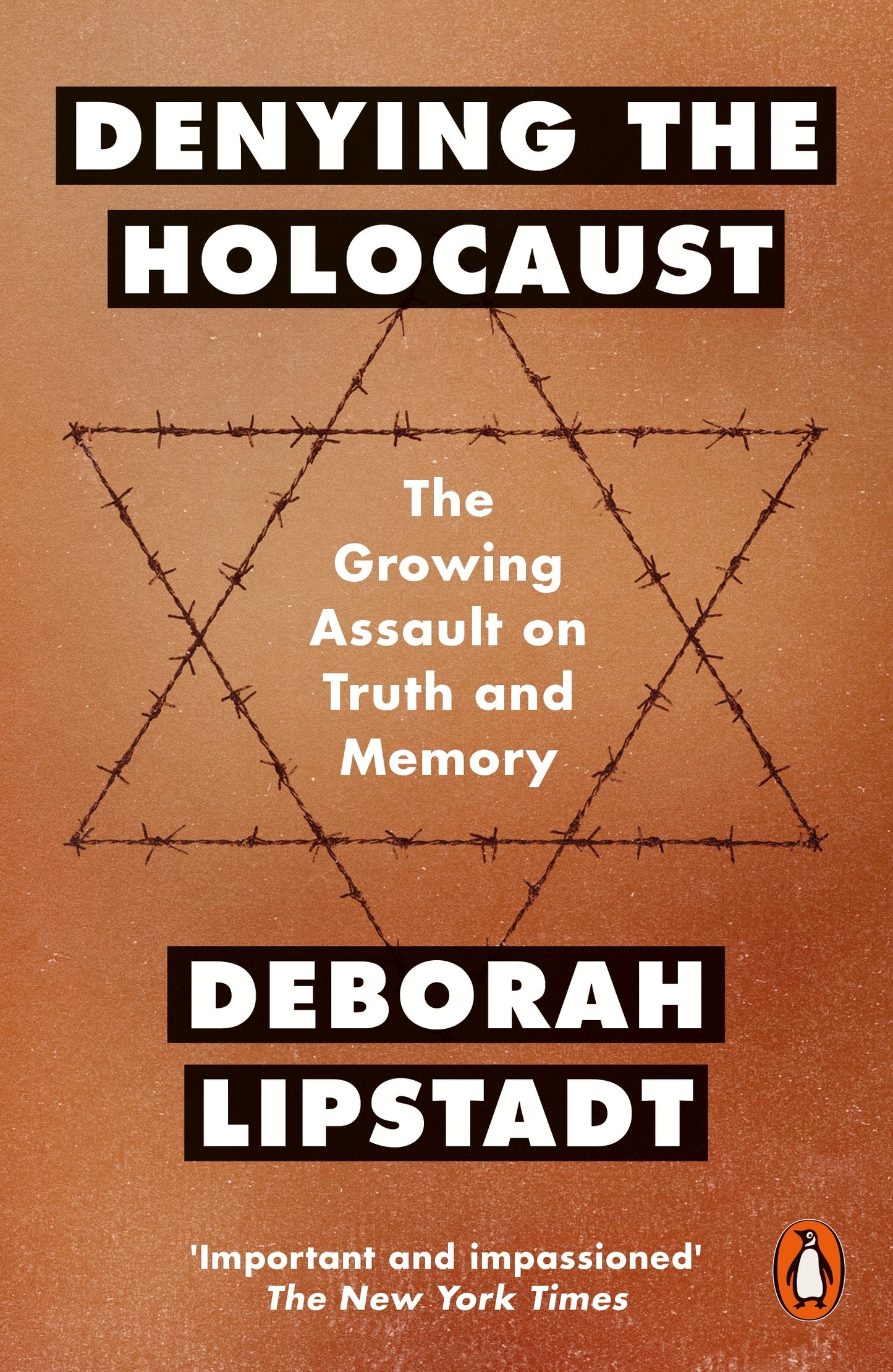 Book cover of Denying The Holocaust by Deborah E. Lipstadt