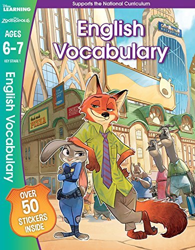 Book cover of Zootropolis - English Vocabulary, Ages 6-7 by Walt Disney Company