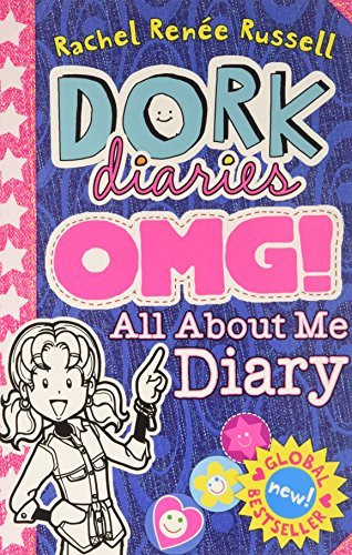 Book cover of Dork Diaries Omg All About Me Diary by Rachel Renée Russell