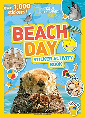 Book cover of National Geographic Kids Beach Day Sticker Activity Book by National Geographic Kids