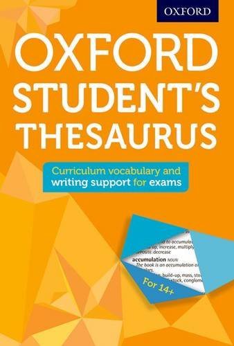Book cover of Oxford Students Thesaurus 2016 by Oxford University Press