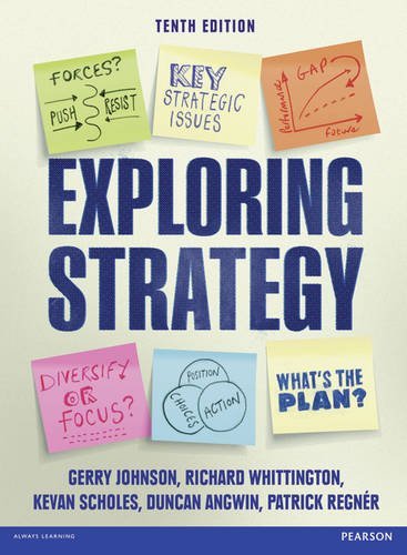 Book cover of Exploring Strategy by JOHNSON & WHITTINGTON