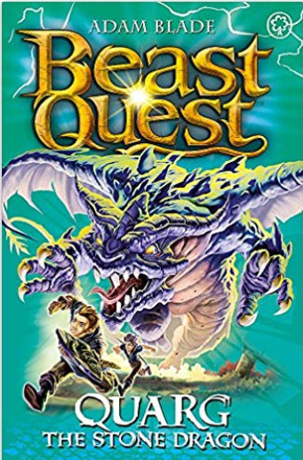 Book cover of Quarg The Stone Dragon by Adam Blade
