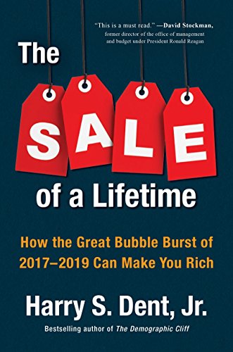 Book cover of The Sale Of A Lifetime: How The Great Bubble Burst Of 2017-2019 Can Make You Rich by Harry S. Dent Jr.