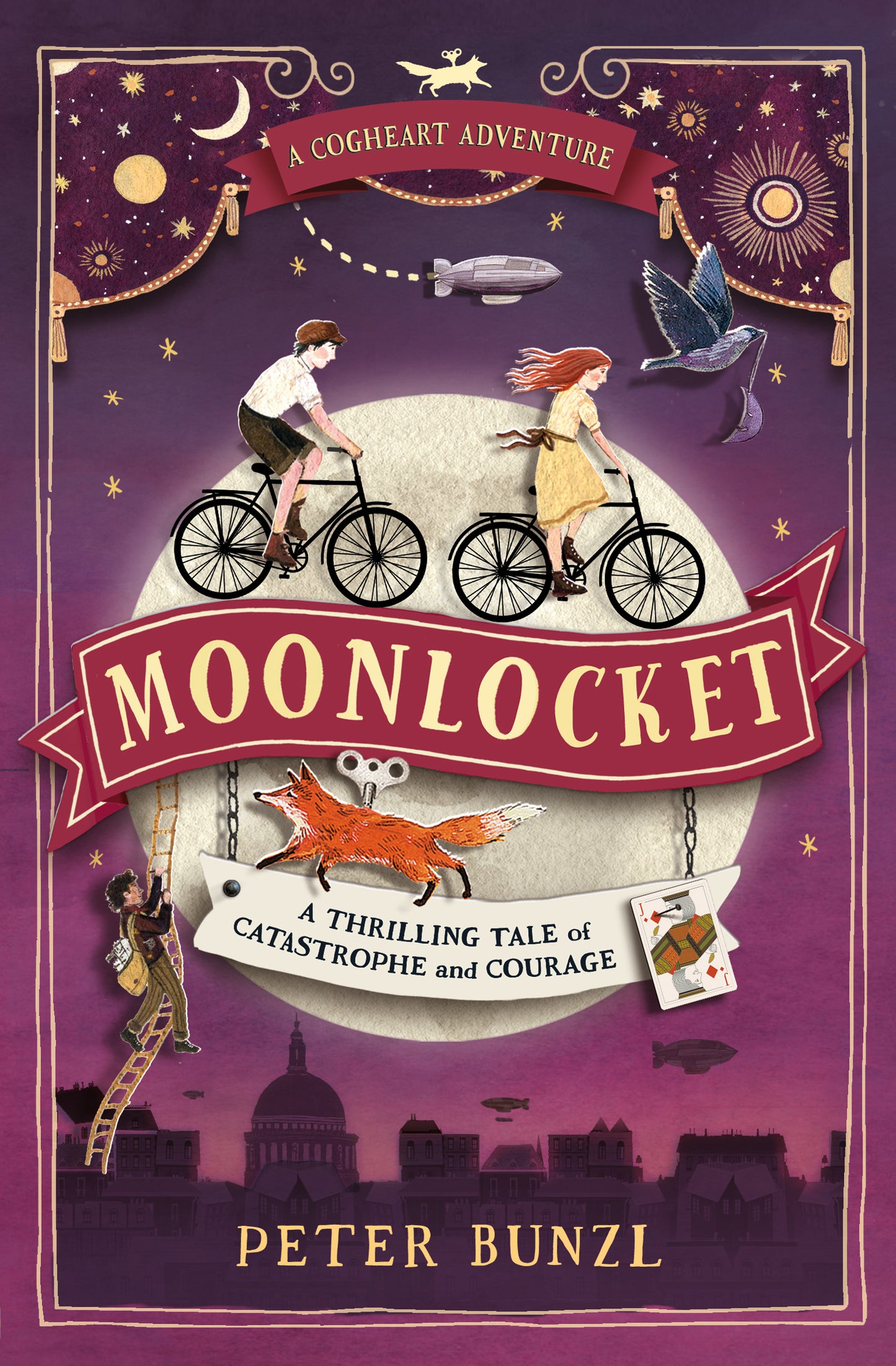Book cover of Moonlocket by Peter Bunzl, Becca Stadtlander (Illus.)